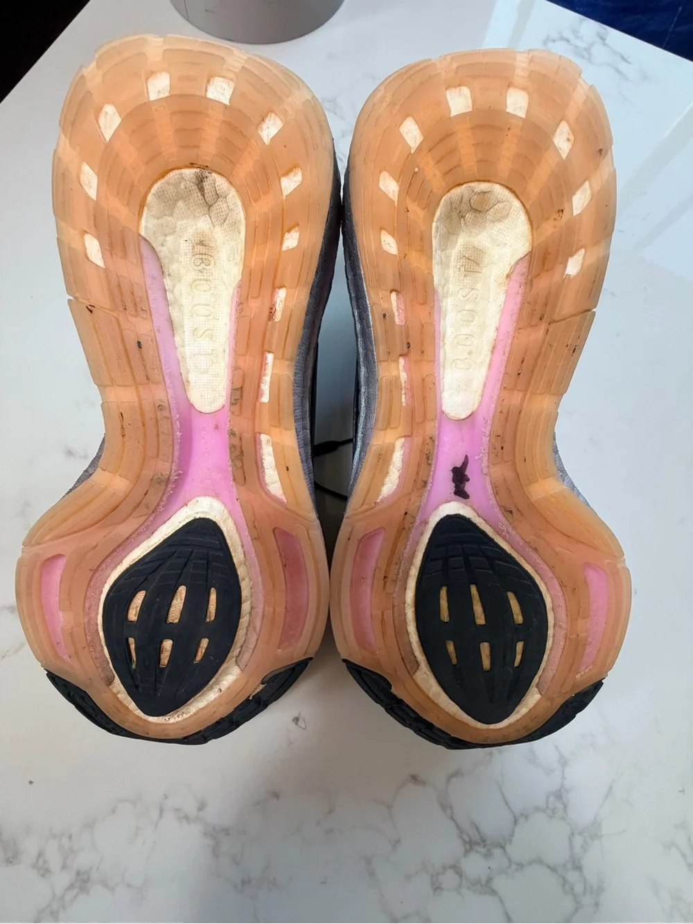 adidas Boost Running Shoes Black Pink Women’s Size 11